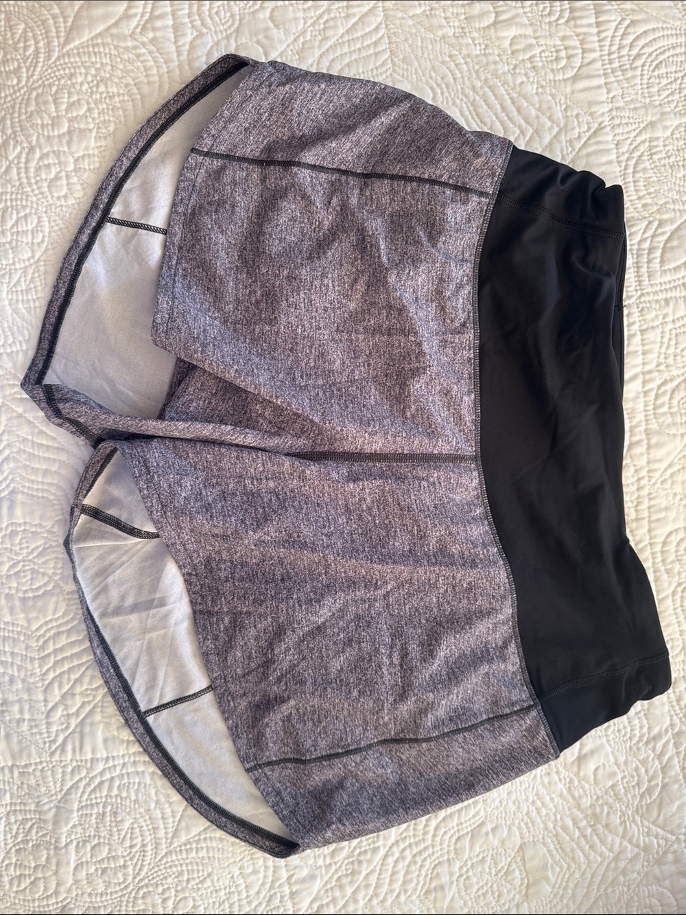 lululemon Speed Up High-Rise Lined Short 4’’ Heather lux/multi black